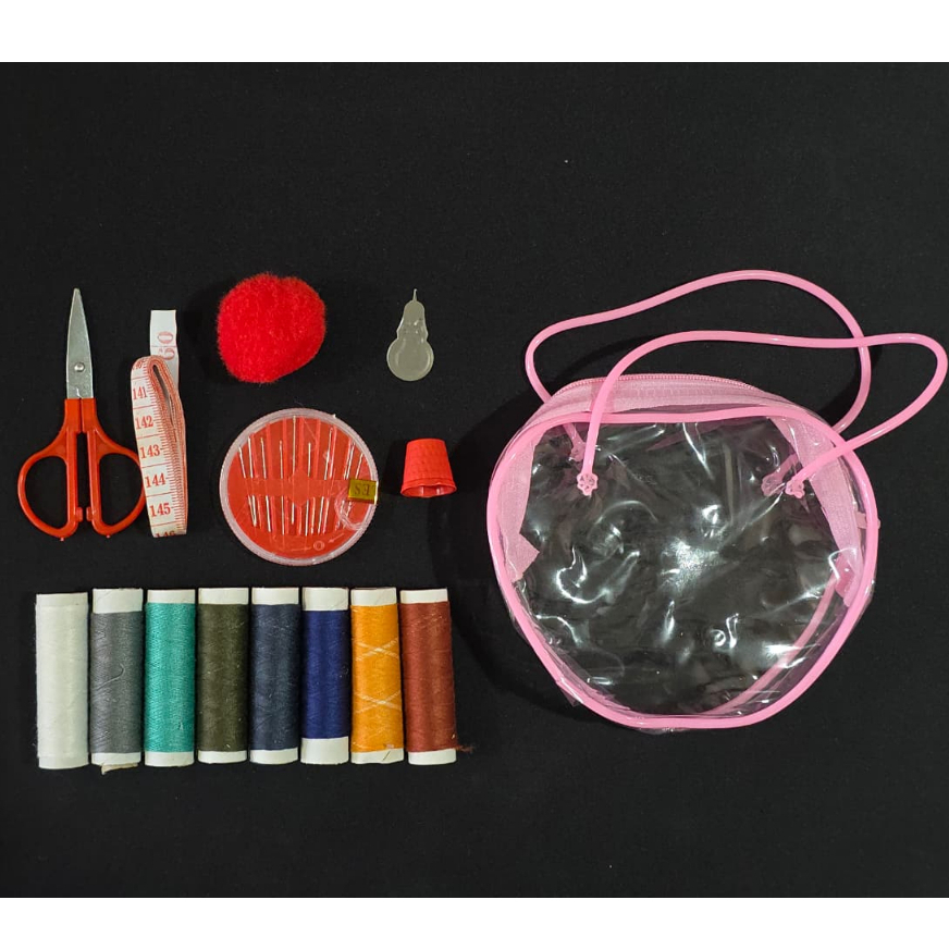 Kit de Costura Completo Cores Variadas com 14 Itens – Agulhas, Linhas e Acessórios Essenciais em Oferta na Shopee