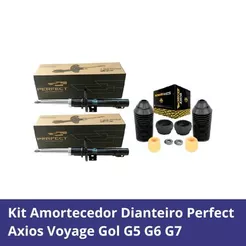 Kit Amortecedor Dianteiro Perfect Axios Voyage Gol G5 G6 G7