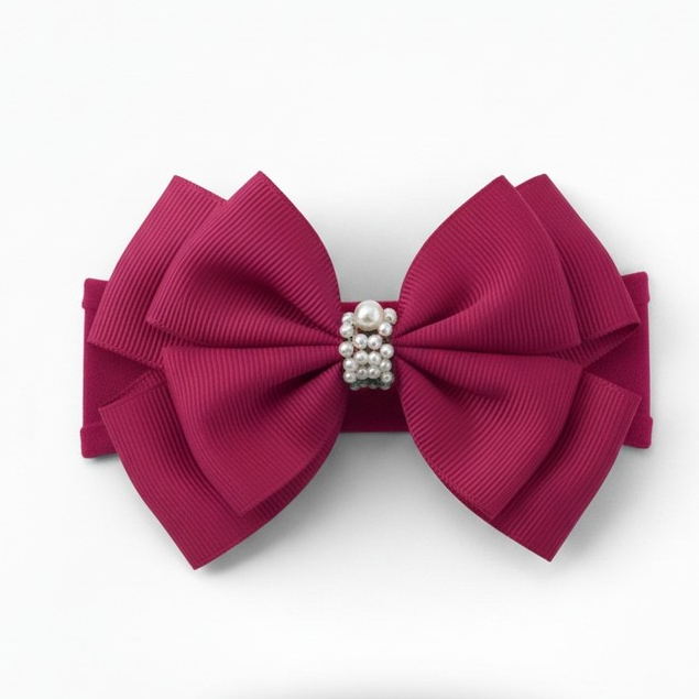 Laço de Cabelo com Faixa – Acessório Fofo e Charmoso Tamanho Único