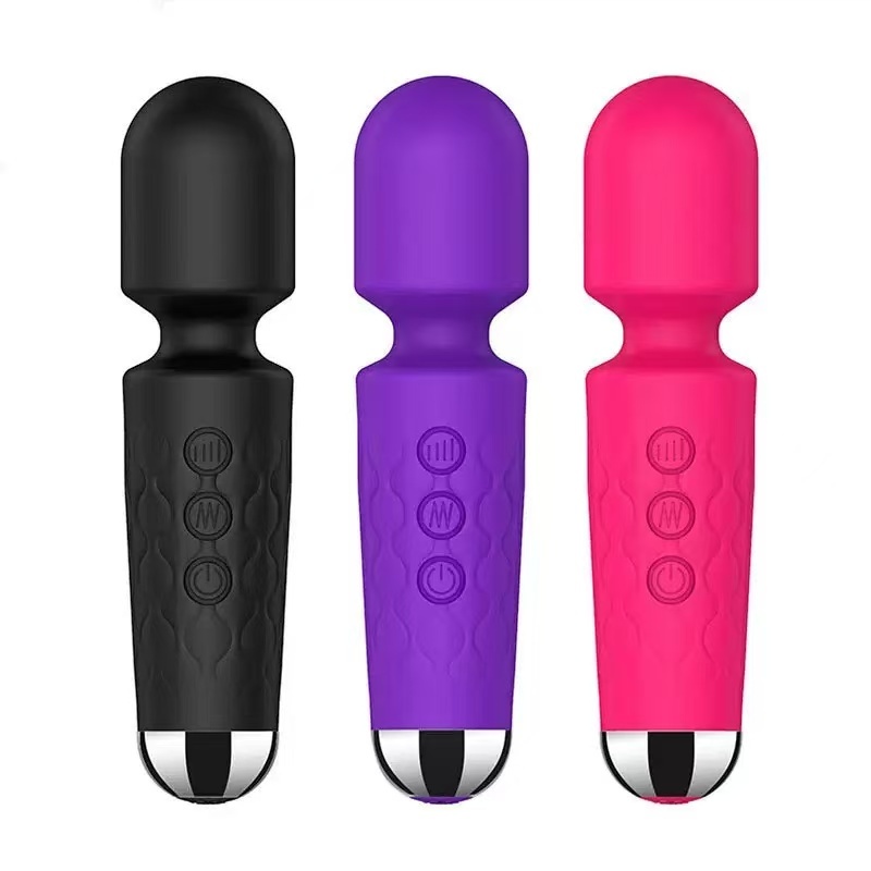 Mini Vibrador Massageador corporal Clitoriano Varinha Mágica Silicone Textura Estimulado - Recarregável 15CM Sex Shop em Oferta na Shopee