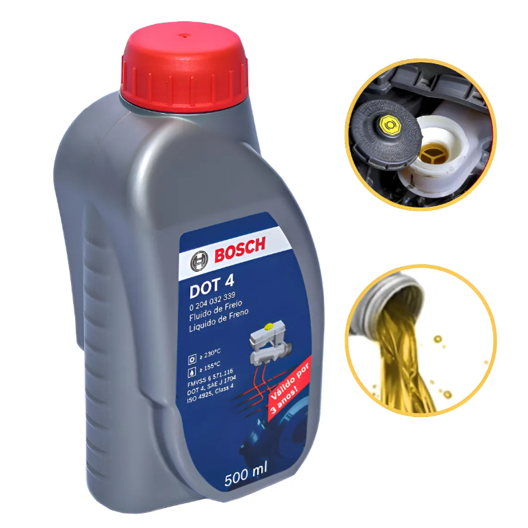 Fluido de freio Dot 4  Bosch original 500ml em Oferta na Shopee