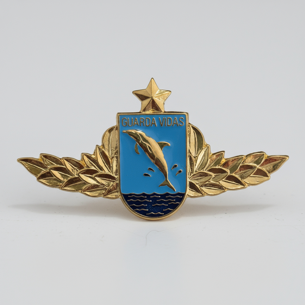 Brevê Guarda Vidas - Metal em Oferta na Shopee