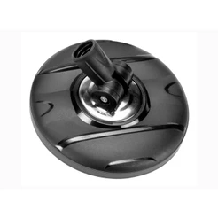 Base Preta Suporte Cabo Balde Mop 360 Giratório Perfect 16cm