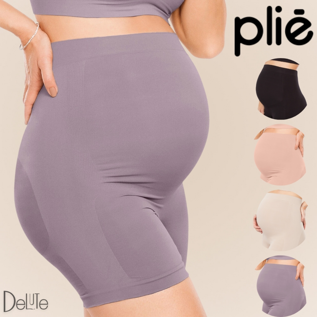 Bermuda Sem Costura Alta Plie Maternity Super Confortavel Para Gravida Gestante em Oferta na Shopee