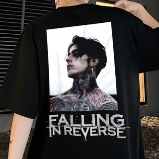 Camiseta Falling in Reverse Banda Rock Masculina Algodão em Oferta na Shopee