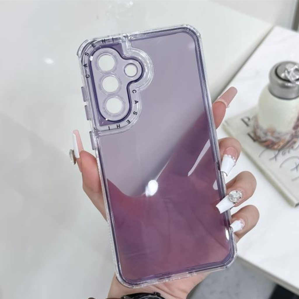 Capa Capinha Samsung A05S/A35/A55/A06/A26/A36/A56/A07/A17 Transparente Anti-impacto PC+TPU SPACE4 em Oferta na Shopee