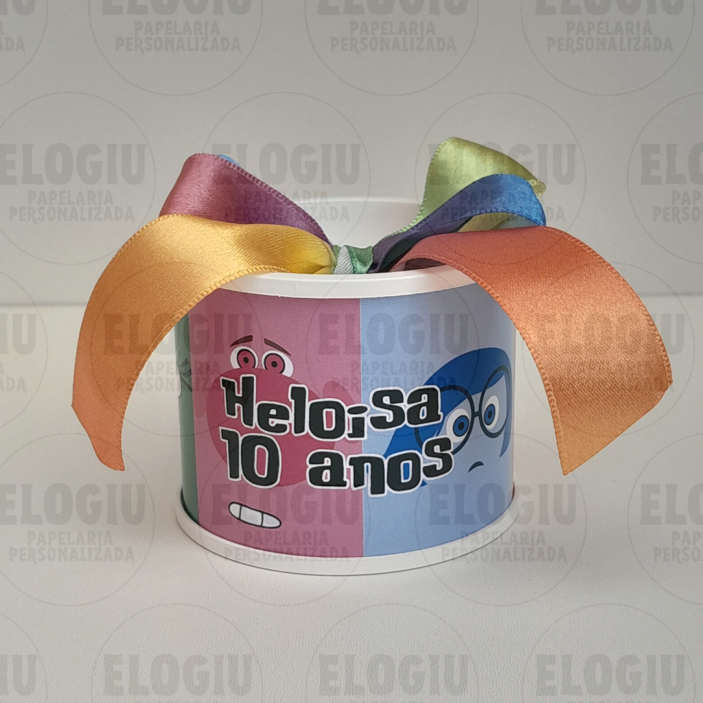 Lembrancinha festa infantil, divertidamente, lembrancinha personalizada - Tubolata personalizada 5X6