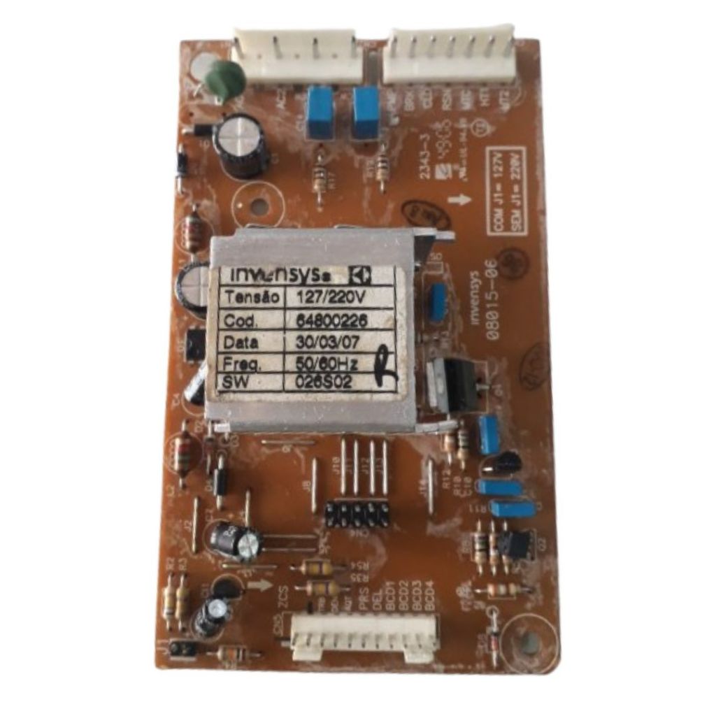 PLACA LAVADORA ELECTROLUX LF11/LQ11 COD: 64800226  BIVOLT - ORIGINAL