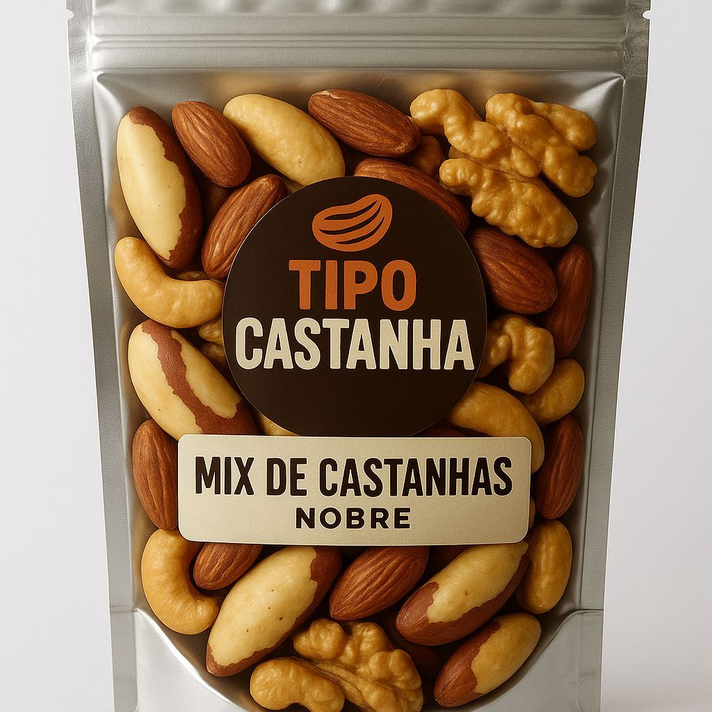 Mix de Castanhas Nobre  , sem amendoim e sem uvas passas. em Oferta na Shopee