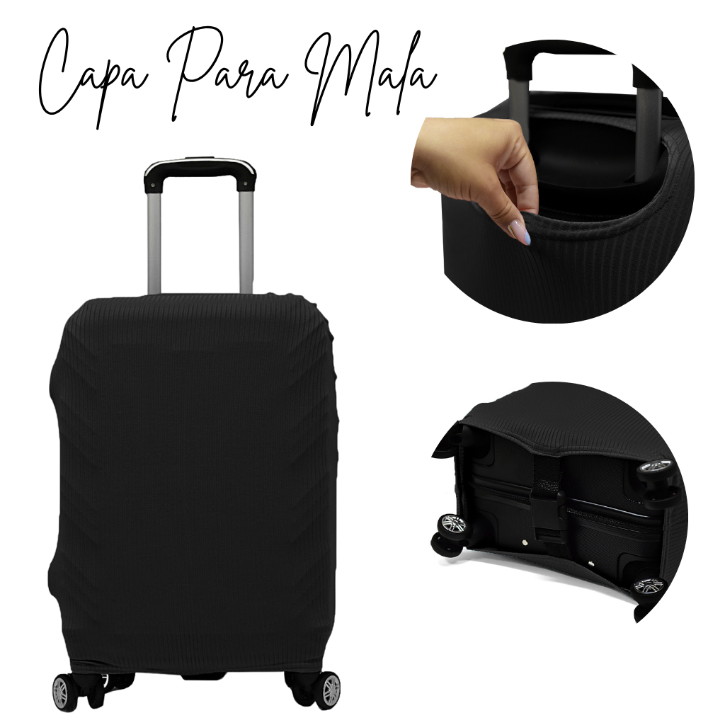 Proteção Para Mala De Viagem Capa Para Mala De Viagem 10kg a 23kg Capa Luxo Premium