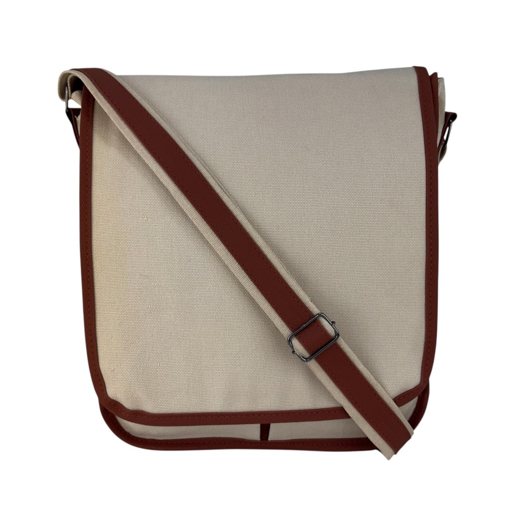 Bolsa Carteiro Pasta Transversal De Lona Resistente Dia a Dia Estudante Trabalho Passeio Casual Masculina Feminina