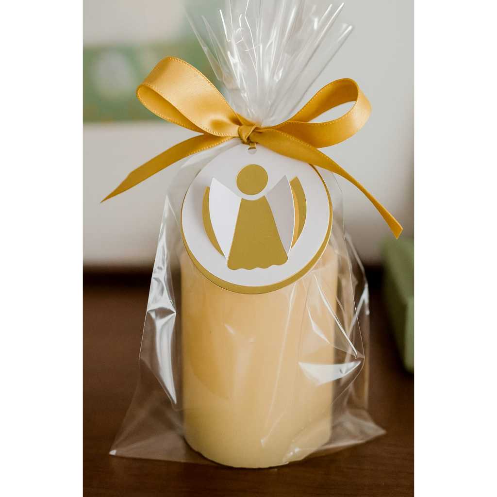 Tag Anjo Dourado ou Prateado   Lembrancinha para Batizado, Crisma e Primeira Eucaristia