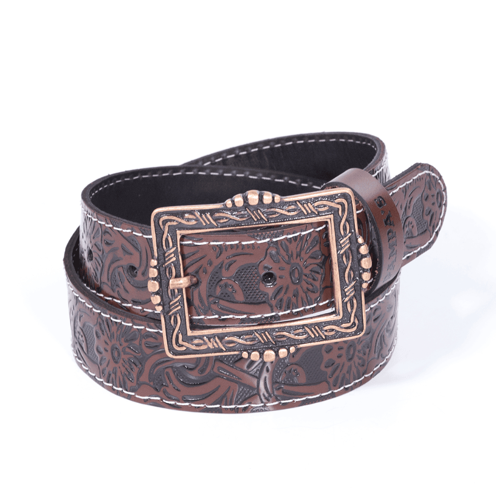 Cinto Infantil Country Ajustável Fivela Quadrada Pampa’s Estilo Rodeio Unissex