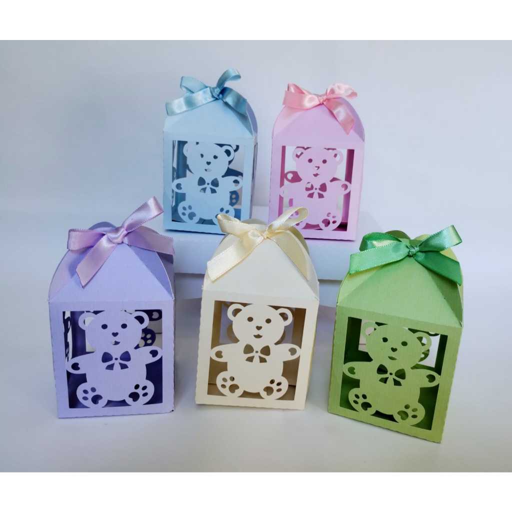 Kit Festa Personalizados Chá de Bebê/ Chá Revelação PEGUE E MONTE l Lembrancinhas l Caixinhas para Festas Infantil