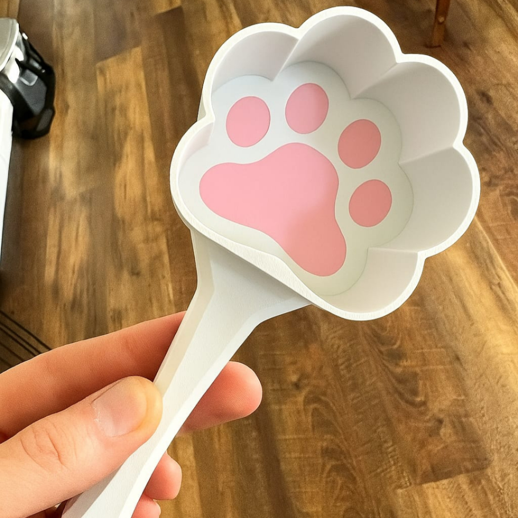 Colher para Ração de Cachorro e Gato em Formato de Pata — R$ 18,90 em Shopee
