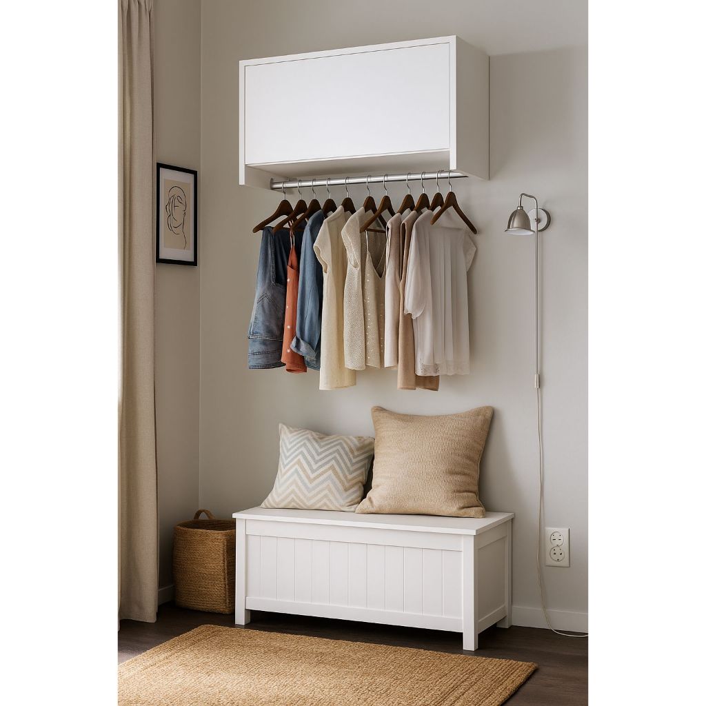 Armário Aéreo com Cabideiro: Onde Comprar | BuscaProdutos