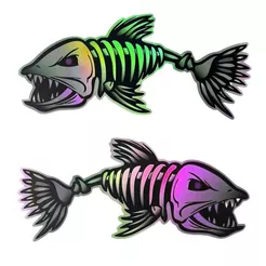 Adesivo Refletivo Holográfico De Vinil Espinha De Peixe Para Carro Moto Automovel AD1195 D64V8E485DS
