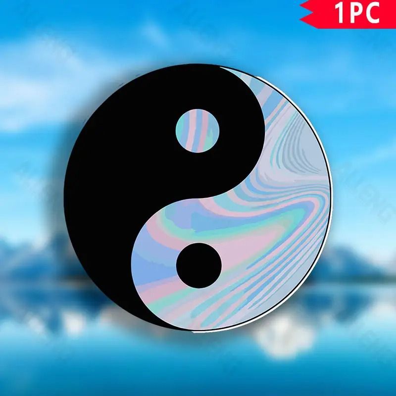 Adesivo Holográfico Yin Yang Tuning em Oferta na Shopee