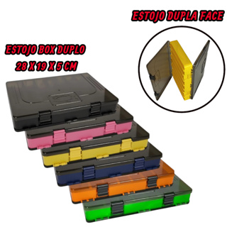 Estojo Coloridos Duplo De Pesca Rochel Pesca Para Iscas Artificiais 16 Divisões em Oferta na Shopee