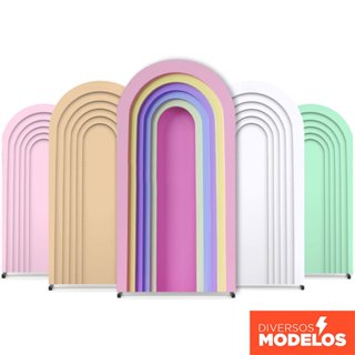 Capa Painel Romano Ripado Decoração Arco 3d Sublimado Em Tecido Com Elástico 2x1m Veste Fácil em Oferta na Shopee