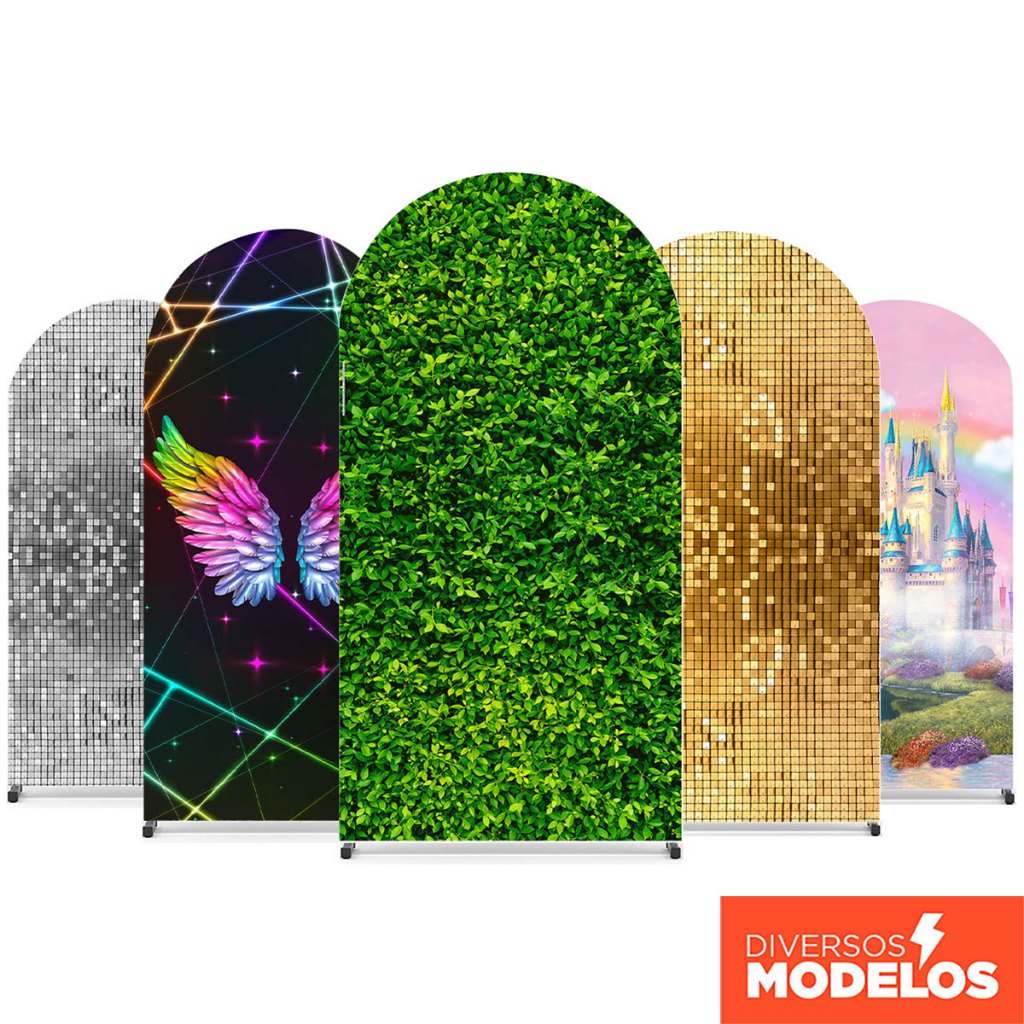 Capa Painel Romano Decoração de Festa Tecido Sublimado C/Elástico 2x1m Veste Fácil - Vários Modelos em Oferta na Shopee