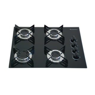 Fogão Cooktop Premium Gás 4 Bocas Ultra Chama 127v/220v Preto em Oferta na Shopee