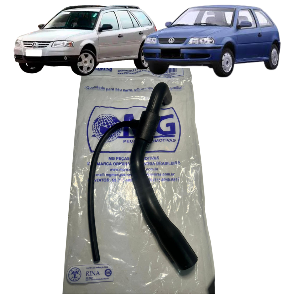 Mangueira Respiro Gol - Anti-chamas Cabeçote Gol/Parati MI 8V 1997 A 2001