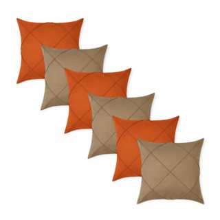 Kit 6 Capas de Almofadas Suede Drapeada Premium em Oferta na Shopee