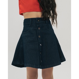 Saia Jeans Moda Evangélica Evasê Aberta Juvenil 7PALLAS em Oferta na Shopee