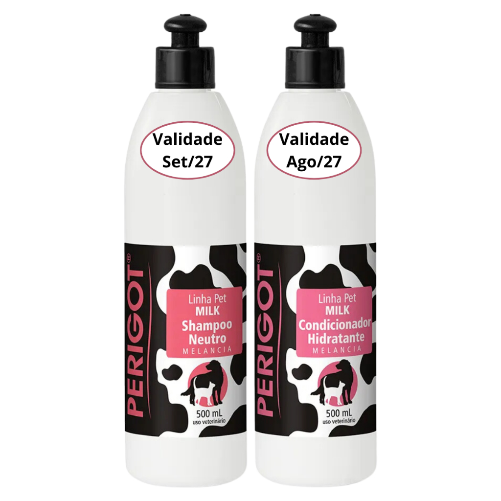 Kit Shampoo e Condicionador Melancia 500ml Perigot para Banho Tosa Cães e Gatos em Oferta na Shopee