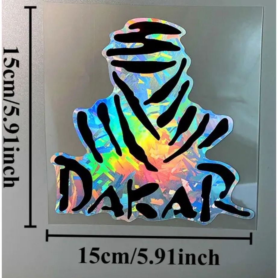 Adesivo Dakar Holográfico Vinil Tuning Sticker