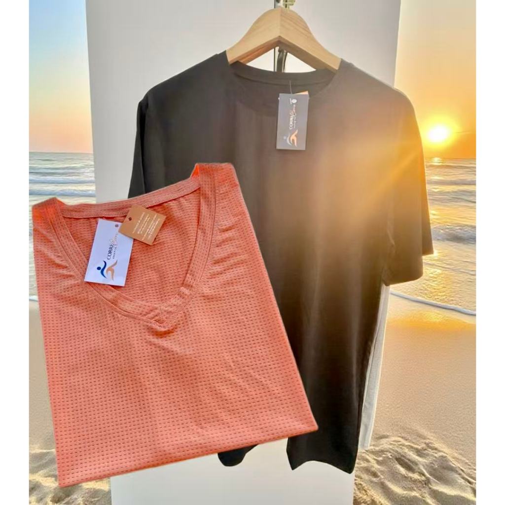 KIT 2 camiseta  Dlay Fit Feminina+ masculino ROUPAS DE CASAL Fitness Academia Malhação Corrida Caminhada Espo