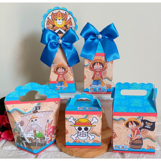 KIT CAIXAS ONE PIECE - PERSONALIZADA COM NOME - ANIVERSÁRIO (PEGUE E MONTE) LEMBRANCINHA