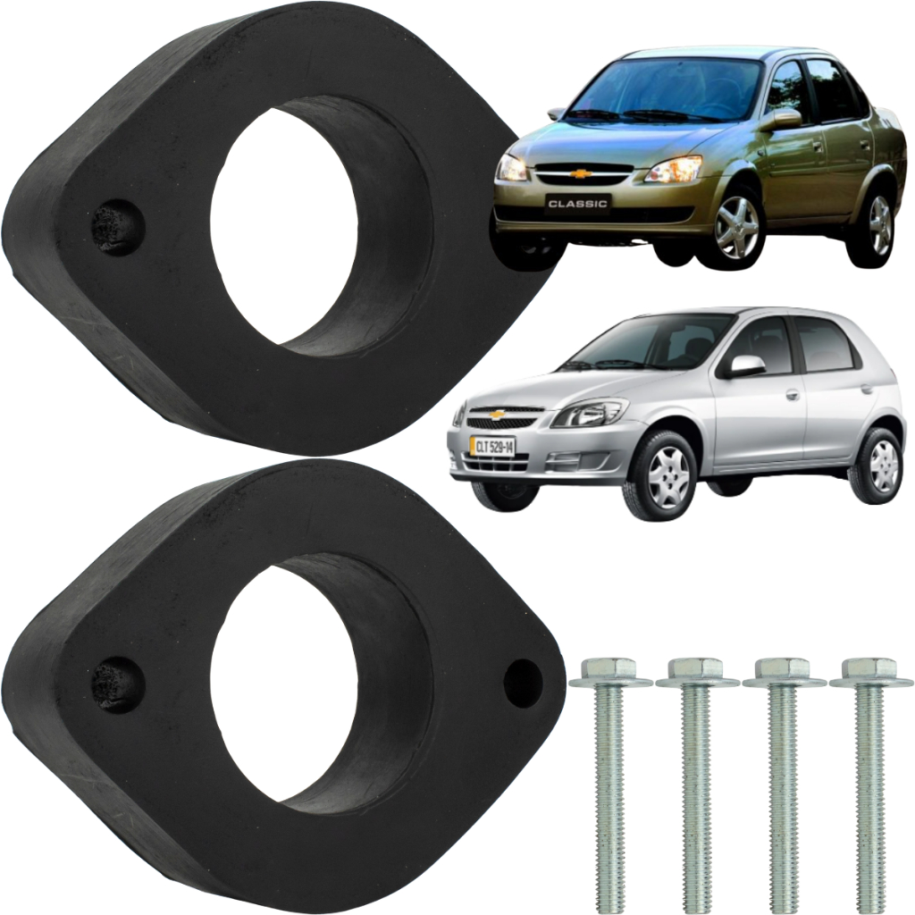 Kit 2 Calço de Mola Dianteiro Corsa/Celta/Classic 3,5cm