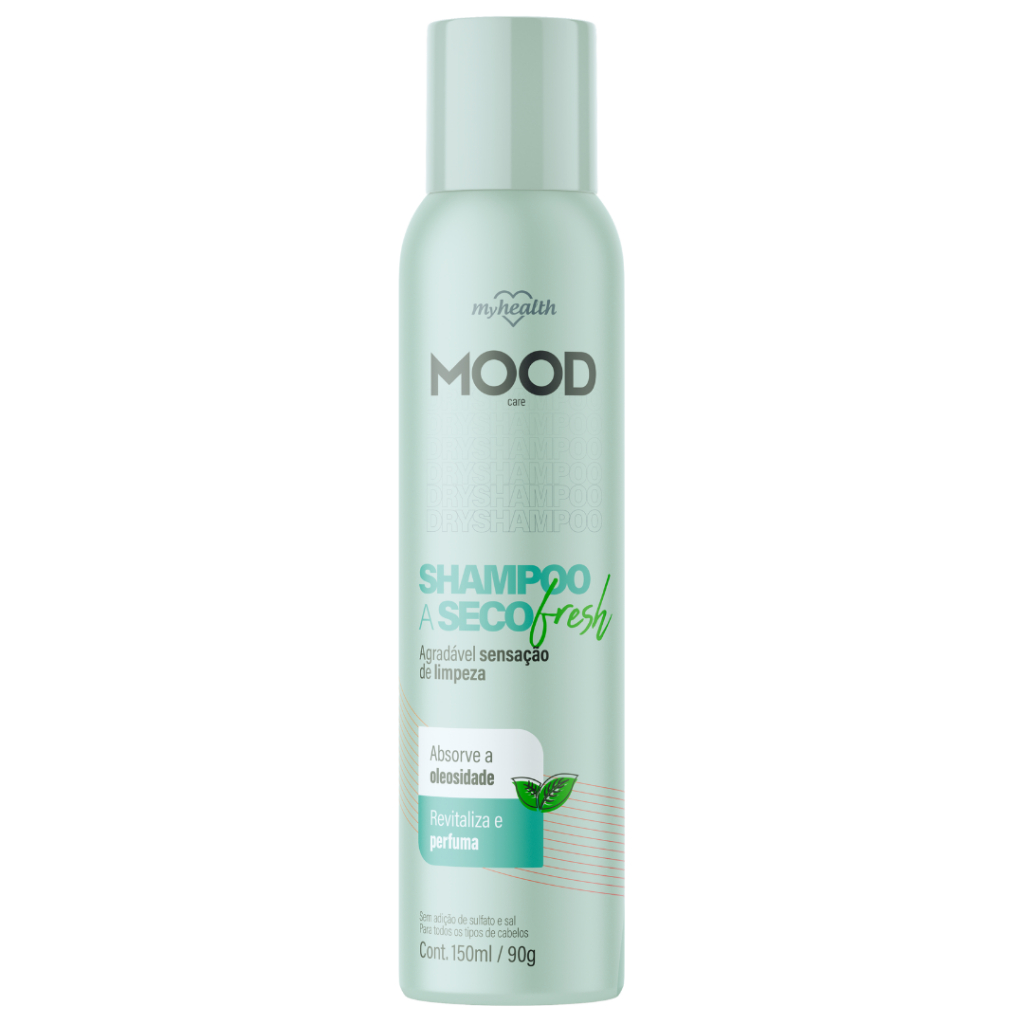 Shampoo a Seco Fresh, Controle de Oleosidade Spray 150ml - Mood Care