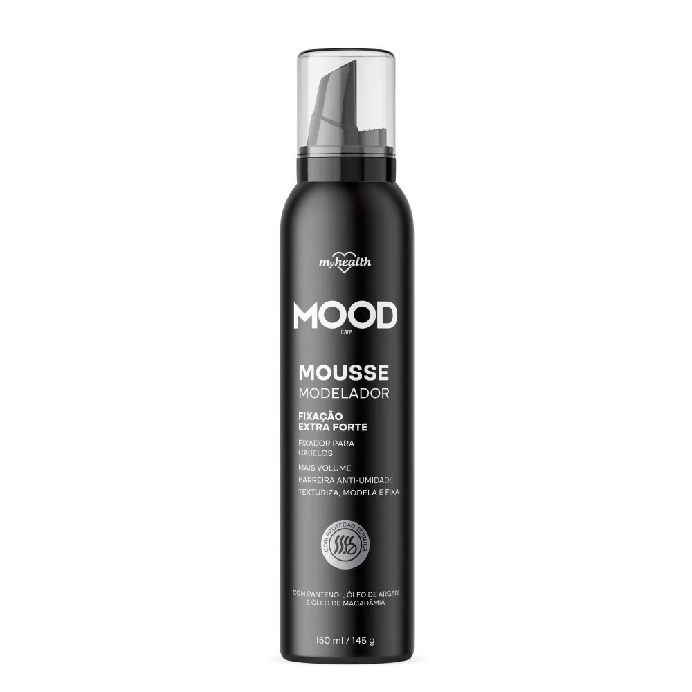 Mousse Modelador Extra Forte MOOD CARE Fixação Nutrição para Seus Cabelos 150ML Cachos E Penteados em Oferta na Shopee