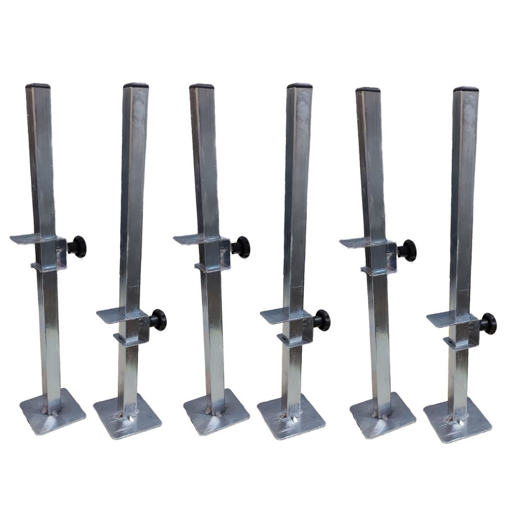 Kit 6 peças Suporte para Régua Regulável de Aço Nivelador Cerâmica Azulejo Assentamento Piso Para Pedreiros em Oferta na Shopee