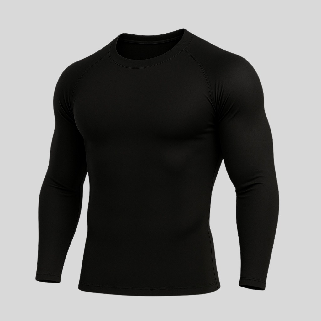 Camisa Térmica Manga Longa Com Proteção Uv 50+ Segunda Pele Unissex Malha Fria