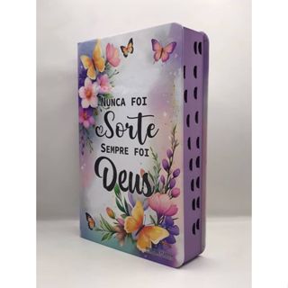 Bíblia Sagrada Tamanho Grande com Harpa Palavras de Jesus em Vermelho Capa Dura Nunca foi Sorte em Oferta na Shopee