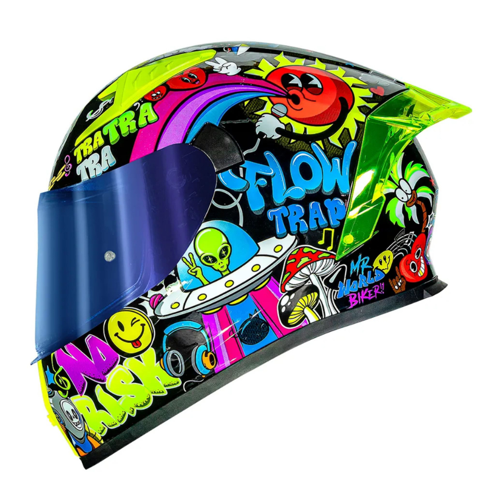 Capacete Fechado Norisk Flow Trap Preto