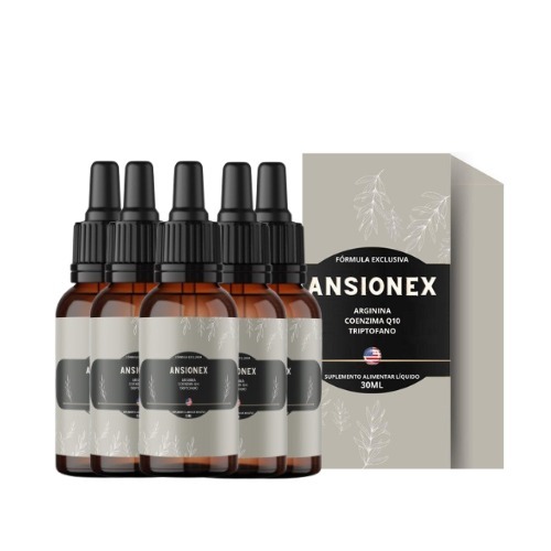 KIT 5 ANSIONEX 30ML ORIGINAL-PROMOÇÃO COM 50% DESCONTO