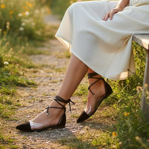 Sapatilha Feminina Vinil Transparente Cristal de Amarrar Cores Branco,Nude,Dourado,Caramelo,Preto em Oferta na Shopee