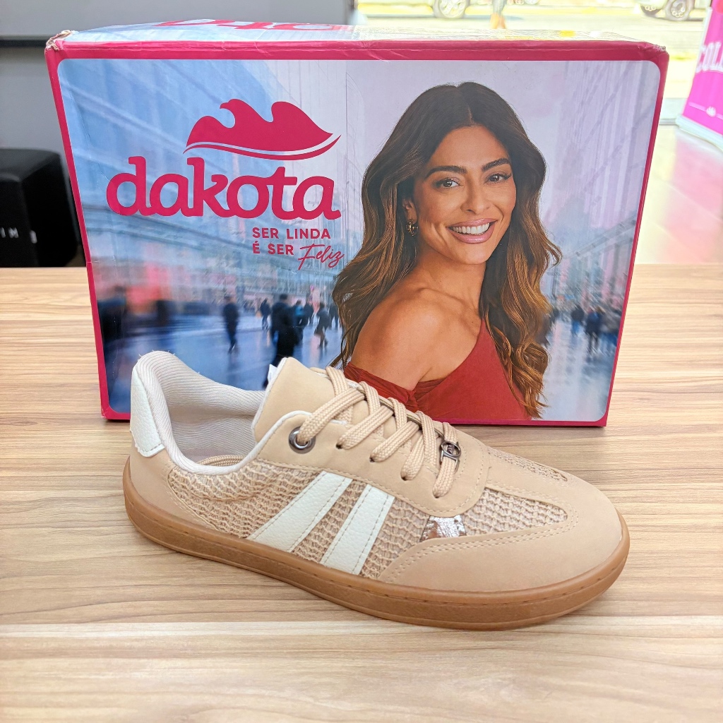 Tênis Dakota Couro Original College Leve Confort em Oferta na Shopee
