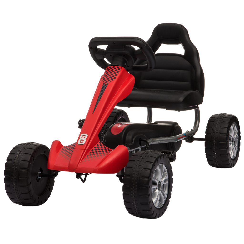 Mini Kart Pedal Infantil Vermelho Unissex Importway