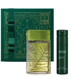 Combo Presente Arbo Forest:Desodorante Colônia 100ml mais Body Spray 100ml mais caixa de presente.