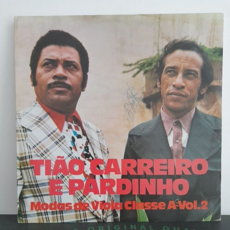 Vinil Lp Tiao carreiro e pardinho - Modas de viola classe A vol 2