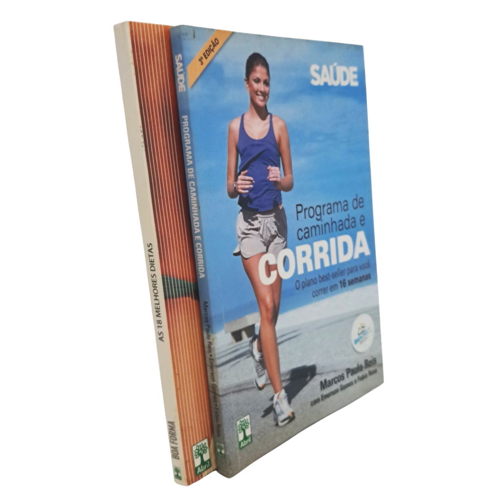 2 Livros As 18 Melhores Dietas + Programa De Caminhada E Corrida - O Plano Best-seller Para Você