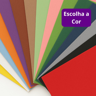 Placas De EVA 40x60 - Kit com 10 folhas - Escolha UMA cor em Oferta na Shopee