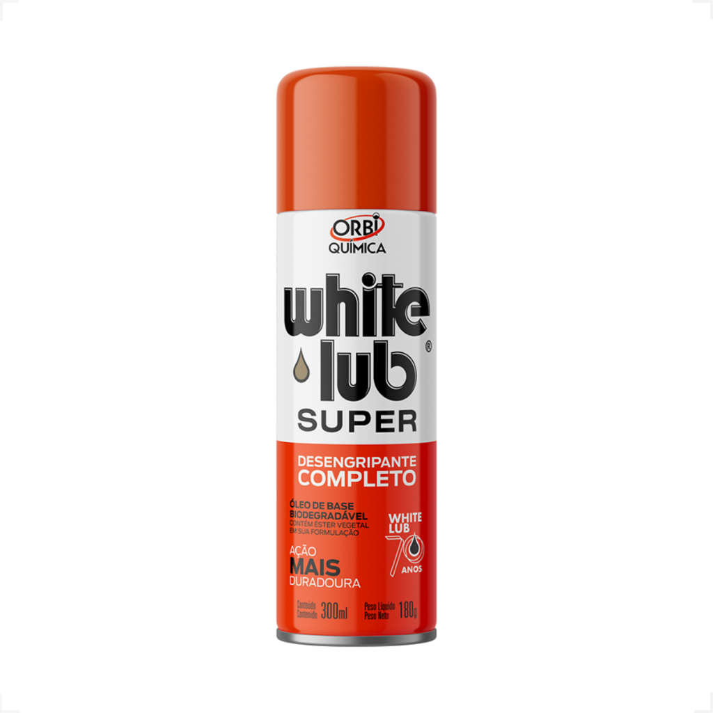 Desengripante Óleo Antiferrugem Multiuso Lubrificante Super White Lub Orbi Quimica