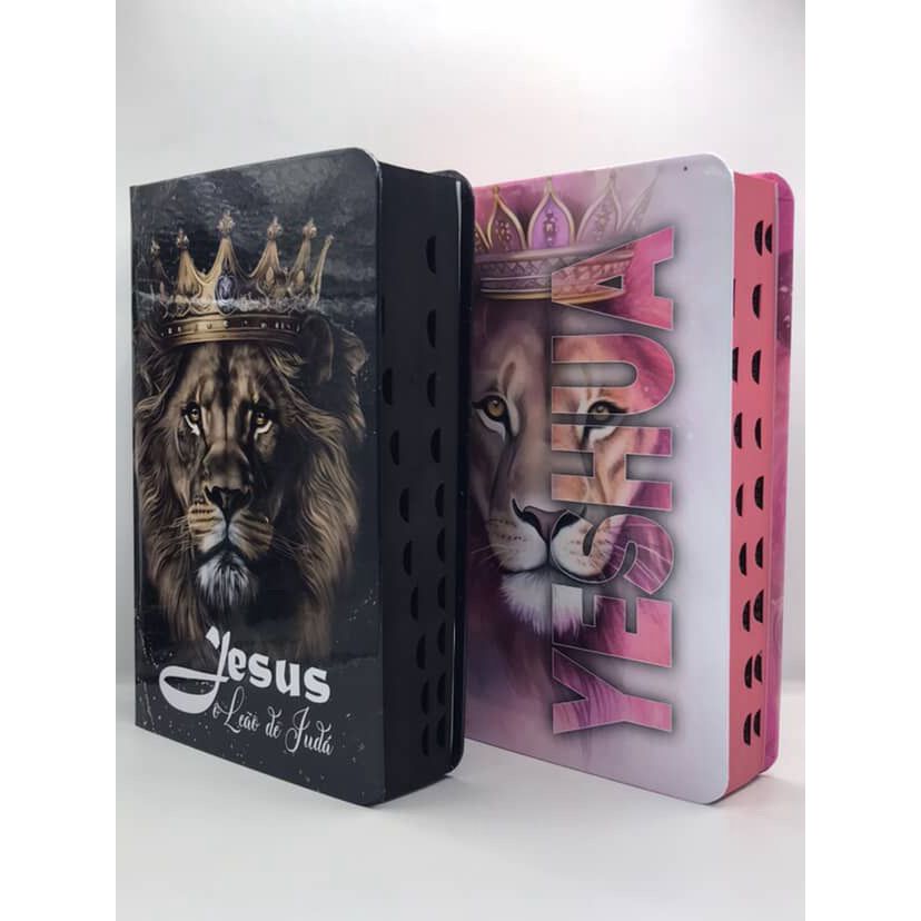 Kit 2 Bíblias Sagrada Tamanho Grande com Harpa Palavras de Jesus em Vermelho Capa Dura (Kit 69) em Oferta na Shopee